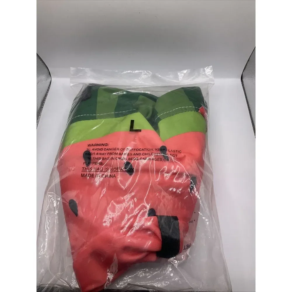 MIDOG Pet Inflatable Collar for AfterSurgery Soft Recovery Collar (L) Watermelon